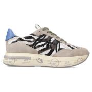 Premiata Retrostil Sneakers med Modern Design Multicolor, Dam