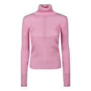 Patrizia Pepe Turtle Neck Sweater Pink, Dam