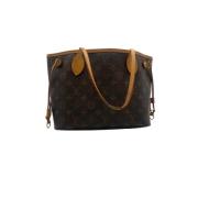 Louis Vuitton Vintage Pre-owned Canvas axelremsvskor Brown, Dam