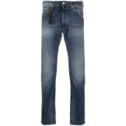 Incotex Slim-fit Blå Jeans Blue, Herr