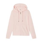 Jott Dragkedja Hoodie Oaxaca - Rosor Pink, Dam