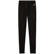 Dolce & Gabbana Svarta Sweatpants 'Pantalone' för Män Black, Herr