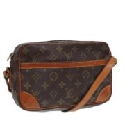 Louis Vuitton Vintage Pre-owned Canvas axelremsvskor Brown, Dam