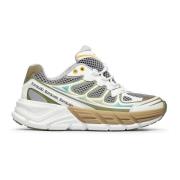 Barracuda Gröna Sneakers Round-One Multicolor, Herr