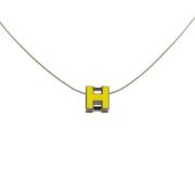 Hermès Vintage Pre-owned Metall halsband Yellow, Dam