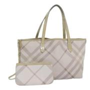 Burberry Vintage Pre-owned Laeder axelremsvskor White, Dam