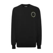 Plein Sport Stilren Sweatshirt för Aktiv Livsstil Black, Herr