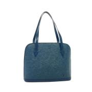 Louis Vuitton Vintage Pre-owned Laeder louis-vuitton-vskor Blue, Dam