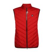 Emporio Armani EA7 Röd Herr Logo Gilet Väst Red, Herr