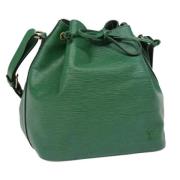 Louis Vuitton Vintage Pre-owned Laeder axelremsvskor Green, Dam