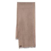 Canali Lyxig Cashmere Scarf Made in Italy Beige, Herr