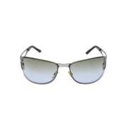 Dior Vintage Pre-owned Metall solglasgon Black, Dam