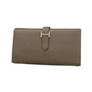 Hermès Vintage Pre-owned Laeder plnbcker Beige, Dam