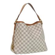 Louis Vuitton Vintage Pre-owned Canvas louis-vuitton-vskor White, Dam