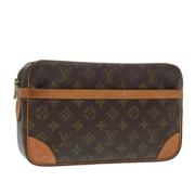 Louis Vuitton Vintage Pre-owned Canvas kuvertvskor Brown, Dam