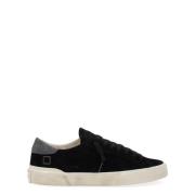 D.a.t.e. Svarta Mocka Låga Hill Sneakers Black, Herr