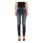 Liu Jo Hög Midja Divine Jeans Blue, Dam