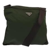 Prada Vintage Pre-owned Nylon prada-vskor Green, Dam