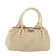 Louis Vuitton Vintage Pre-owned Canvas handvskor Beige, Dam