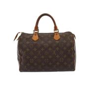 Louis Vuitton Vintage Pre-owned Canvas handvskor Brown, Dam