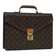 Louis Vuitton Vintage Pre-owned Canvas portfljer Brown, Dam