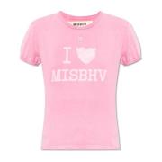 Misbhv Tryckt T-shirt Pink, Dam