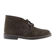 Clarks Stiliga Mörkbruna Mockaskor Brown, Herr