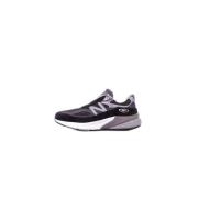 New Balance Svarta Sneakers Mocka Gummisula Canvas Black, Herr