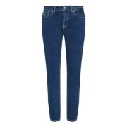 Tommy Hilfiger Slim Fit Denim Jeans med Logotyp Blue, Herr