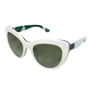 Dolce & Gabbana Pre-owned Pre-owned Tyg solglasgon White, Dam