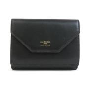 Balenciaga Vintage Pre-owned Laeder plnbcker Black, Dam