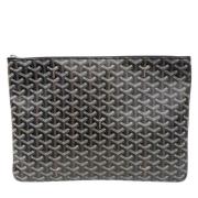 Goyard Vintage Pre-owned Belagd canvas kuvertvskor Black, Dam