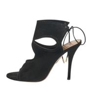 Aquazzura Pre-owned Pre-owned Mocka sandaler Black, Dam