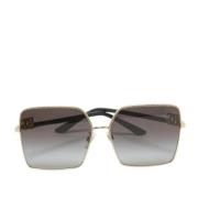 Dolce & Gabbana Pre-owned Pre-owned Acetat solglasgon Gray, Dam