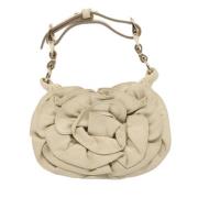 Yves Saint Laurent Vintage Pre-owned Laeder axelremsvskor Beige, Dam