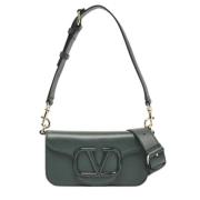 Valentino Vintage Pre-owned Laeder axelremsvskor Green, Dam