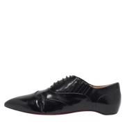 Christian Louboutin Pre-owned Pre-owned Laeder lgskor Black, Dam