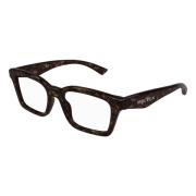 Alexander McQueen Stiliga Glasögon Am0476O i Svart Brown, Unisex