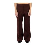 Jil Sander Bruna yllebyxor Brown, Dam