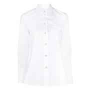 Lanvin Långärmad skjorta i Optic White White, Dam