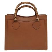 Gucci Vintage Pre-owned Laeder handvskor Brown, Dam