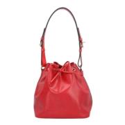 Louis Vuitton Vintage Pre-owned Laeder axelremsvskor Red, Dam