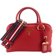 Prada Vintage Pre-owned Laeder prada-vskor Red, Dam