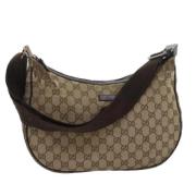 Gucci Vintage Pre-owned Canvas gucci-vskor Beige, Dam