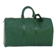 Louis Vuitton Vintage Pre-owned Laeder resvskor Green, Dam