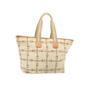 Bally Pre-owned Pre-owned Canvas handvskor Beige, Dam