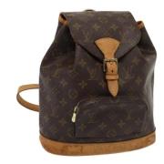 Louis Vuitton Vintage Pre-owned Canvas ryggsckar Brown, Dam