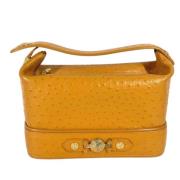 Versace Pre-owned Pre-owned Tyg handvskor Orange, Dam