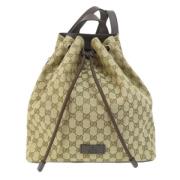 Gucci Vintage Pre-owned Canvas gucci-vskor Brown, Dam