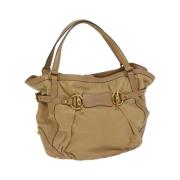 Gucci Vintage Pre-owned Laeder gucci-vskor Beige, Dam